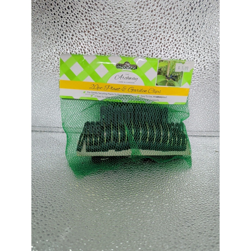 NEW Garden Collection Plant Clips 20 Pieces 2 Sizes